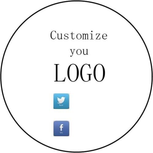 100 pcs Customized Company Logo Stickers Personalized Publicity Ad Design Clear Stickers Party Favors Labels Any Text