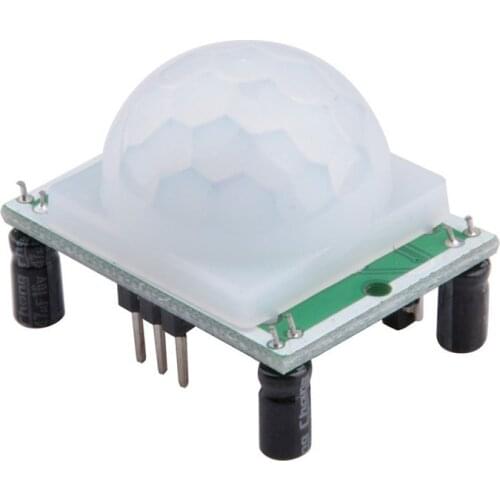 5PCS HC-SR501 Body Human Sensor Module Adjust IR Pyroelectric Infrared PIR Motion Sensor Detector Module For Arduino