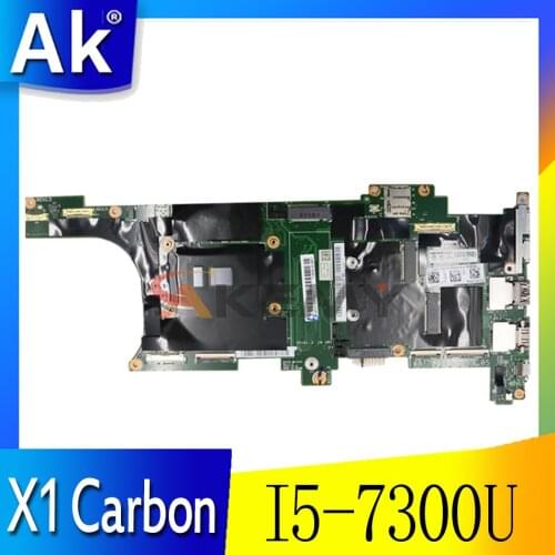 Akemy For Lenovo ThinkPad X1 Carbon 5th (2017) Notebook Motherboard NM-B141 CPU I5 7300U RAM 8GB 100% Test Work RFU 01AY074