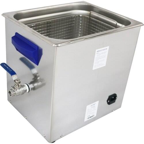 13 liter stainless steel 304 Ultrasonic cylinder block cleaning machine for glasses beaker test tube medical instrument