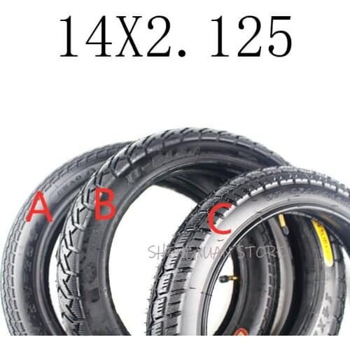 Free Shipping Good Quality 14x2.125(54-254) Inner and Outer Tyre Rubber Tire Fits Many Gas Electric Scooter and E-Bike