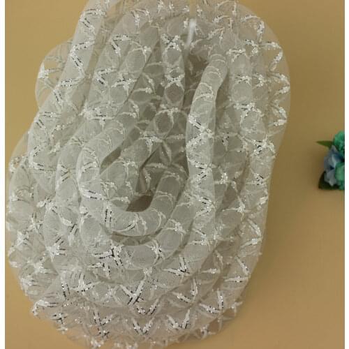 Free Shipping 16mm Plain Tubular Crin White with Cotton cross Tube Crin Holiday Hearwear Braid Trimming 30 yard/lot