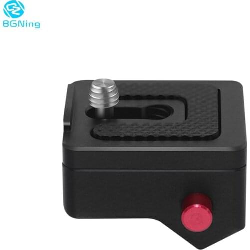 BGNing 1/4" Screw Mount Quick Release Plate for Camera Camcorder Tripod LED Video Light Ball Head Rig Monitor Magic Arm