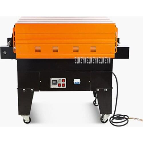 BS-G4525 220V Automatic Jet Shrink Film Wrap Machine PVC/POF/PP Thermal Heat Shrink Wrapping Packaging Machine 6.5KW 0-15m/min