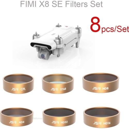 ND Filters Sets For FIMI X8 SE ND4/ND8/ND16/ND32/CPL/UV Filter Set Lens Filter for FIMI X8SE 2020/FIMI X8 SE Drone Accessories