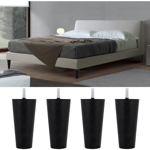 4pcs Tapered Plastic Sofa Couch and Chair Legs Replacement Furniture Leg，Tapered Table Cabinets feet Sofa Bed legs multi-size