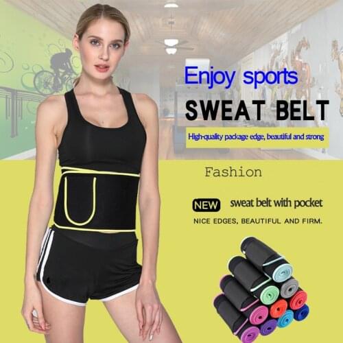 Waist Trainer Sweat Belt Modeling Strap Waist Cincher For Women Men Belly Slimming fitness Belt Sheath Shaperwear Tummy Corset