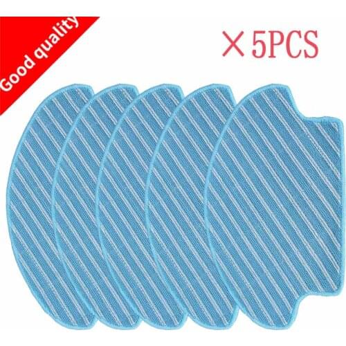 5pcs/lot High quality Washable Wet & Dry Mopping Pad for Ecovacs DEEBOT DT85 DT83 DM81 SDT85G Robotic Vacuum Cleaner Mop Pads