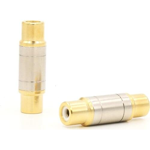 Gold Plated RCA Female Plug HIFI RCA Female Connector Plug DIY Audio Video Cable Plug