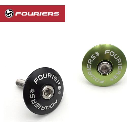 Fouriers TC-E001 Bicycle Headset Top Cap with Stainless Steel Screws Bolt Fit on 1 1/8 fork MTB Road Bike headsets