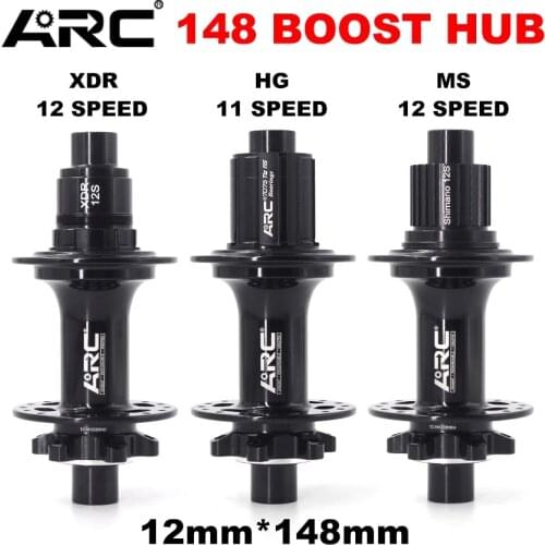 MTB Hub Aluminum Alloy Bicycle Hub 32 Holes Front Rear 11 12 Speed Thru XD XDR HG Micro Spline Freehub Boost 2/4 Sealed Bearing