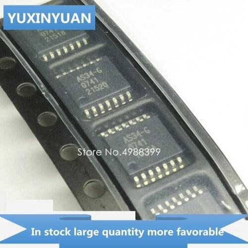 YUXINYUAN 5PCS AS34-G AS34 G AS34G TSSOP14 in stock in stock