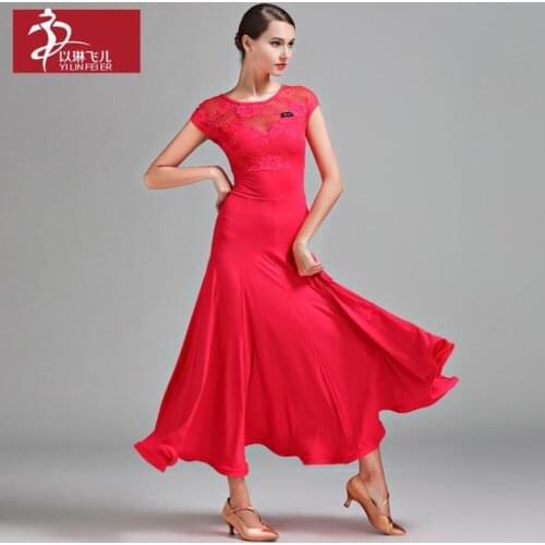 NEW Latin Salsa Cha cha Tango Ballroom Dance Dress Standard Ballroom Dress Moden Dance Dress S9024 woman ballroom dress