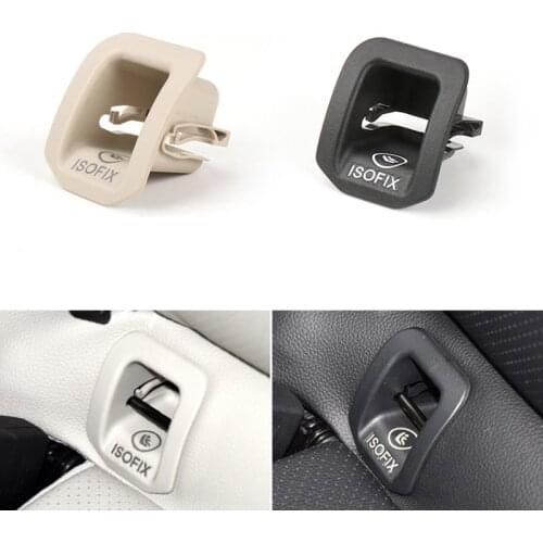 1PCS Child Seat Cover Rear Seat Isofix Cover Trim Car Rear Child Seat Safety Cover for Mercedes-Benz A/GLA/CLA Class 2012-2020