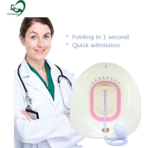 1 Piece Collapsible Yoni Detox Steam Seat Sitz Bath Bowl Hip Bath Steamer Vagina Douche Kit Pot Vagina Cleansing Tool for Woman