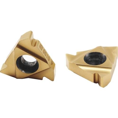 10PCS 22ER 22IR N60 N55 3.5 4.0 ISO Tungsten Carbide Threa Inserts CNC Lathe Turning Tools Cutter for Steel