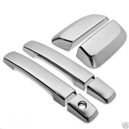 2005-2012 For Nissan Pathfinder R51 Chrome Front + Tailgate Door Handle Cover Trims