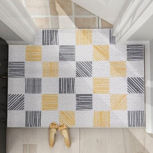 Large Floor Mats Carpet PVC Kitchen Mat Bathroom Mat Hallway Door Mat Carpet Can Be Cut Non-slip DIY Pattern Entrance Door Mats