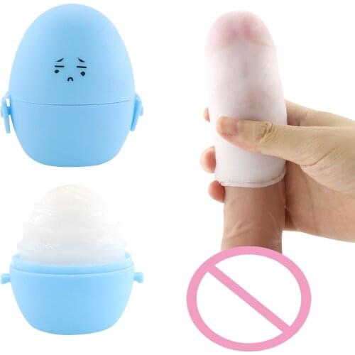 EXVOID Penis Delay Massager Pocket Male Masturbator Vagina G-spot Egg Masturbation Penis Trainer Sex Toys for Men Adult Products
