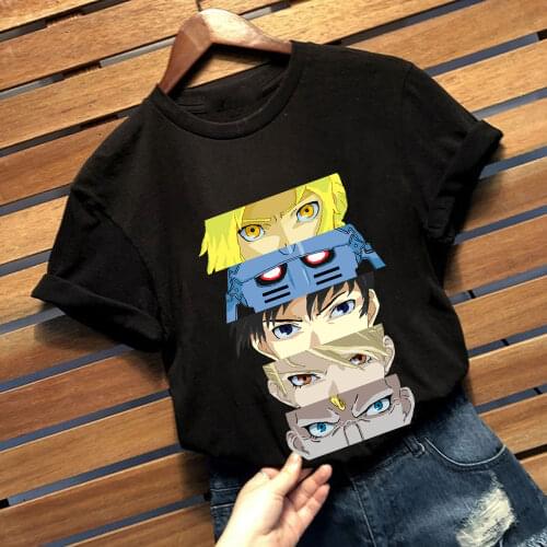 Anime Manga T Shirt New Fullmetal Alchemist Eyes Nice Loose T-shirt Men Cotton Tee Shirt