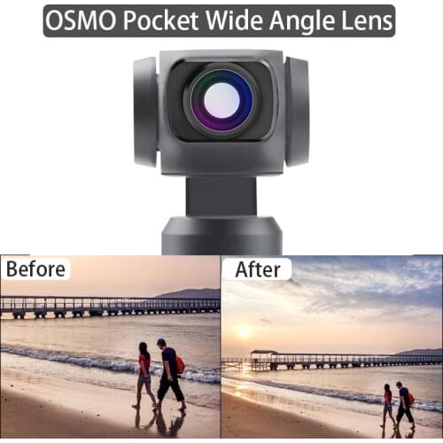 DJI OSMO Pocket Camera Portable Magnetic Wide-angle Lens Handheld Gimbal Wide Angel Camera Lens DJI OSMO Pocket Accessories