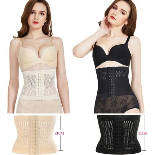 Women Waist Trainer Body Shapers Slimming Belt Shaperwear Hollow Out Postpartum Band Sexy Bustiers Corsage Corsets Corset