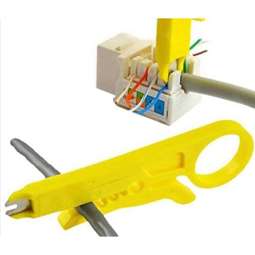 Network UTP Cable Cutter Stripper Plier Punch Down Hand Tools Easy Use Mini Portable Simple Data Cable Wire Plier