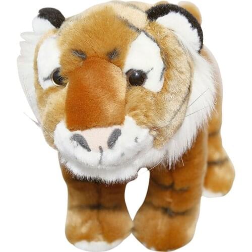 Simulation animal little tiger plush toy mini soft white tigers doll for baby gift 30cm DY50828