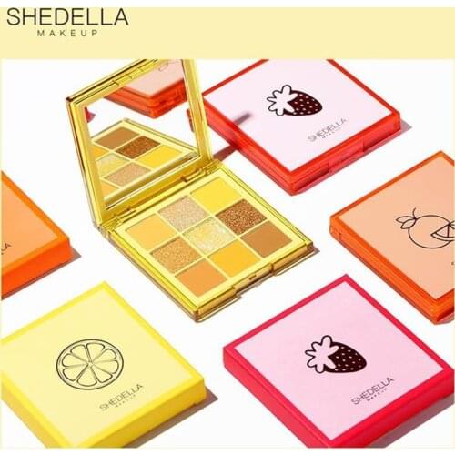 New Make-Up 9-Color Eyeshadow Palette Long Lasting Makeup Without Smudging Eyeshadow Firming Eyeshadow Eye Makeup TSLM1