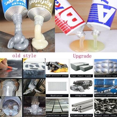 New 70g Kafuter A+B Metal Repairing Adhesive Super Glue Iron Steel Auto Radiator Water Tank Special Leakage Plugging WeldingGlue