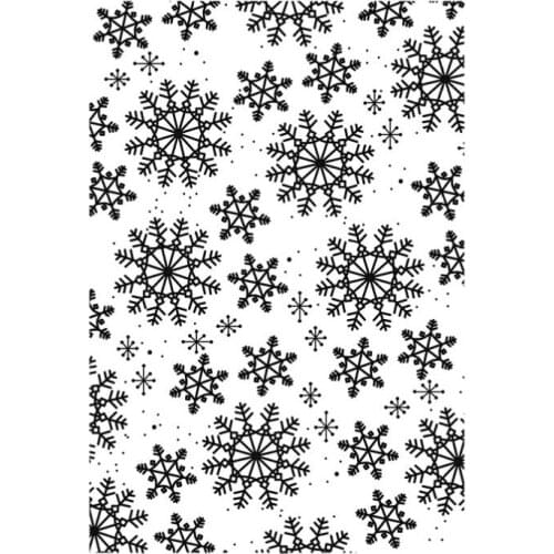 Snowflake Clear Silicone Stamps for DIY Scrapbooking/Card Making/Kids Christmas Decoration Supplies Popular A1373