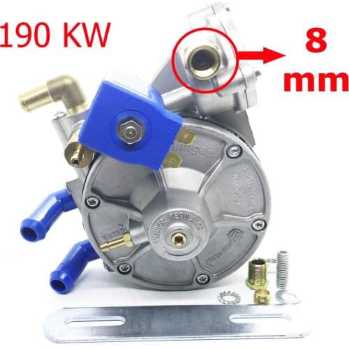 Mimgas SGI Major LPG CNG GPL Gas Pressure Reducer Sequential System Vaporizer 190 kW Gas Inlet 8mm