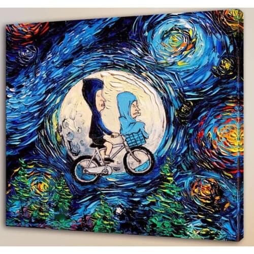 Painted by Hand Canvas Art Picture Oil Painting Beavis and Butthead Inspired Painting on Canvas Home Wall Decor Palette Knife