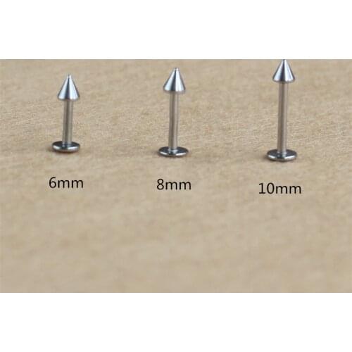Titanium 316 L Stainless Steel Labret No Fade Allergy Free Lip Piercing Body Cheap Jewelry