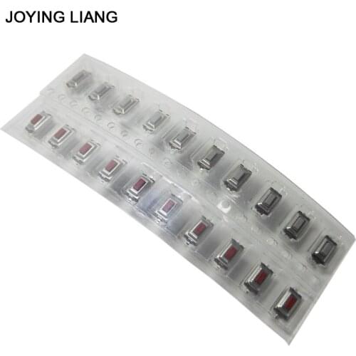 JOYING LIANG High-quality White/ Red Head 3.5*6*2.5MM Two Small Feet Patch Switch 3*6*2.5 Micro Touch Button Switch 10pcs/lot