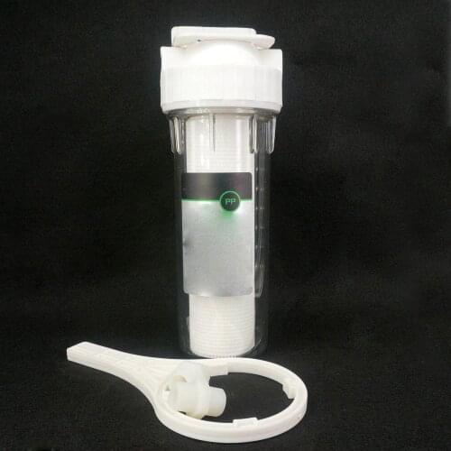 1/2" BSP Pipe Port 10" 5 Micron PP Sediment Filter Pre Water Filter 50G