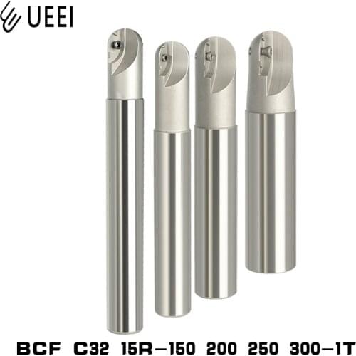 1pcs BCF C32-15R-150-1T C32-15R-200-1T C32-15R-250-1T C32-15R-300-1T 1flut 150 200 250 300mm Ball End Milling Cutter