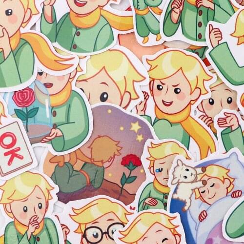 10Set BH1611 Blinghero 20pcs/set Cute Cartoon Little Prince Stickers Aesthetic Laptop Luggage Waterproof Graffiti Sticker Decal