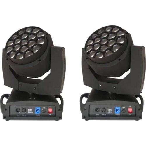 19*15W Big Bee Eyes Led Moving Head Disco DJ Light 4in1 RGBW DMX Stage Lighting Effect
