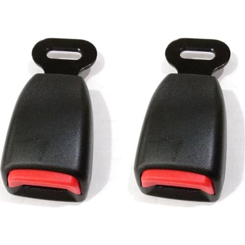 2Pcs 2.5cm Car Seat Belt Clip Buckle Socket Safety Seat Belt Extender Extension Adjustable