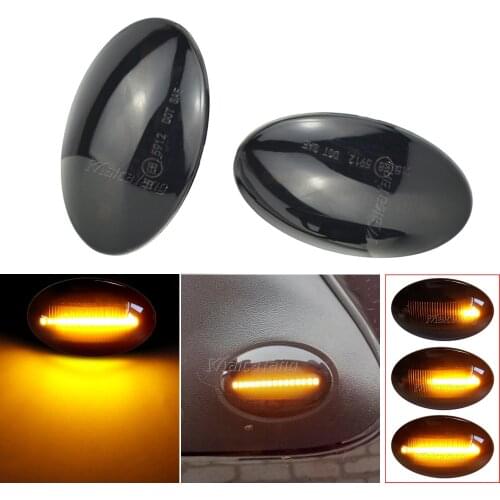 2PCS Flowing Turn Signal LED Dynamic Side Marker Light For Ford Fiesta III IV MK3 MK4 KA Mondeo I MK1 Transit Tourneo MK6 MK7