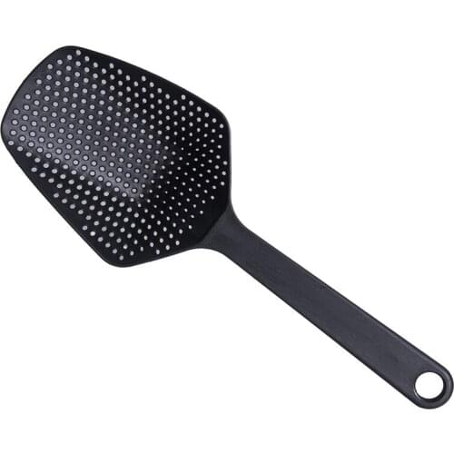 2019 Colander Spoon Strain Cooked Food Drainer Pasta Vegetable Rice Strainer Plastic Nylon colander for kitchen