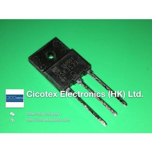 3pcs/lot 2SK3523 TO-247PF TO-3PF K3523 N-CHANNEL SILICON POWER MOSFET 2SK3523-01R 2SK352301R