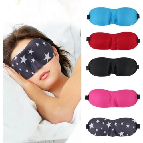 1Pcs 3D Sleep Mask Natural Sleeping Eye Mask Eyeshade Cover Shade Eye Patch Women Men Soft Portable Blindfold Travel Eyepatch