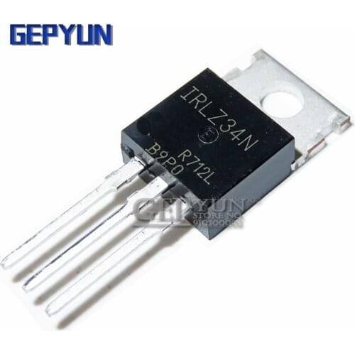50PCS IRLZ34N IRLZ34NPBF TO-220 TO220 IRLZ34 Gepyun
