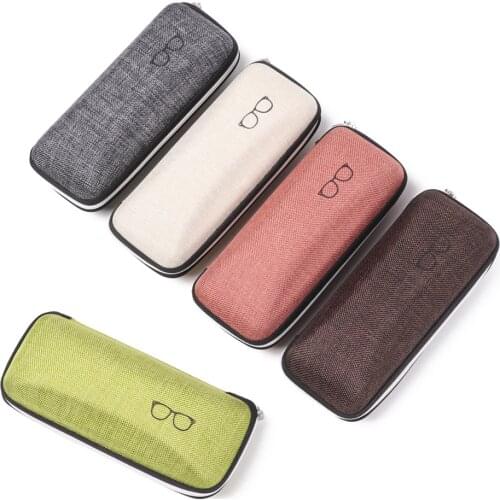 EVA Eyewear Cases Cover Sunglasses Case Fashion Glasses Box with Lanyard Zipper Eyeglass Cases Men Women Travel Glasses Pouch
