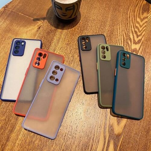 Skin Feel Frosted Translucence Phone Case for OPPO Realme 6 7 8 Pro 5G 5 6 6i 5i Realme X7 Pro 4G Cover Transparent Cases