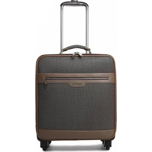 Universal wheels trolley luggage bag travel bag Women 20 24 size Rolling luggage Trolley suitcase commercial 16 inch drag boxes