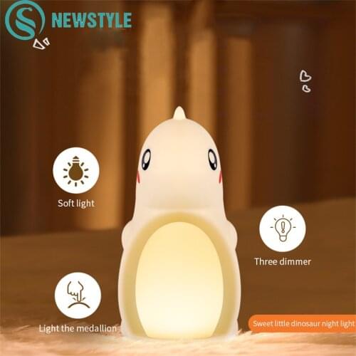 Children Baby Bedroom Night Lamp Cute Bear Silicone LED Night Light Color Changing LED Bedside Light for Children Kid Toy Gift