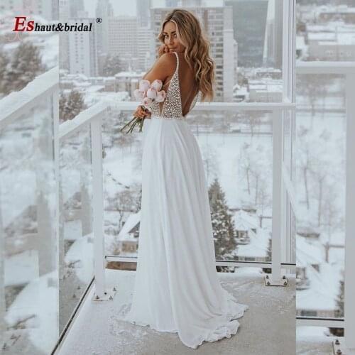 Шифоновые свадебные платья Eshaut&bridal China At AliExpress